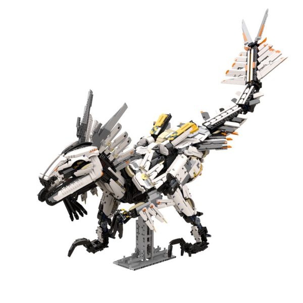 7030 PCS MOC assembly building blocks toys horizon west desperate claw beast mechanical beast dragon mount assembly model