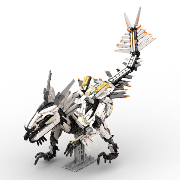 7030 PCS MOC assembly building blocks toys horizon west desperate claw beast mechanical beast dragon mount assembly model - Image 9