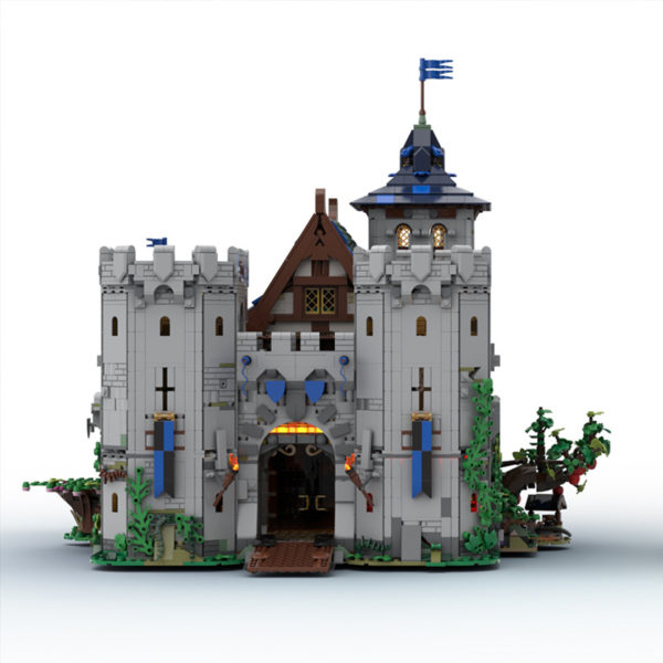 6752 PCS MOC assembly building blocks toys medieval lion knight black eagle castle fortress fortress city building - Image 3