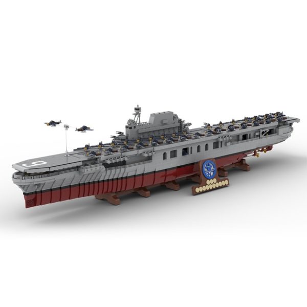 9804 PCS MOC assembly building blocks toys military Enterprise aircraft carrier CV-6 Enterprise Courage Big E aircraft carrier