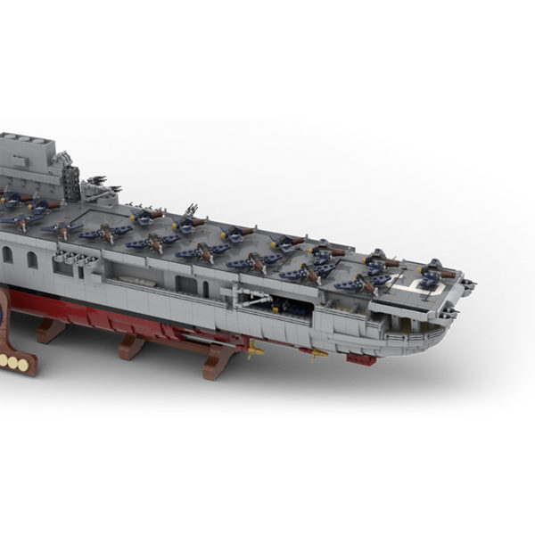 9804 PCS MOC assembly building blocks toys military Enterprise aircraft carrier CV-6 Enterprise Courage Big E aircraft carrier - Image 3