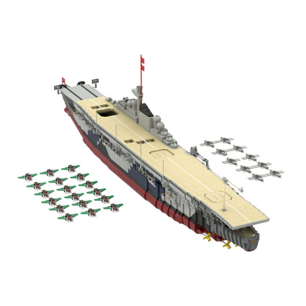 8041 PCS MOC assembly building blocks toys military German Navy Count Zeppelin aircraft carrier aircraft carrier model