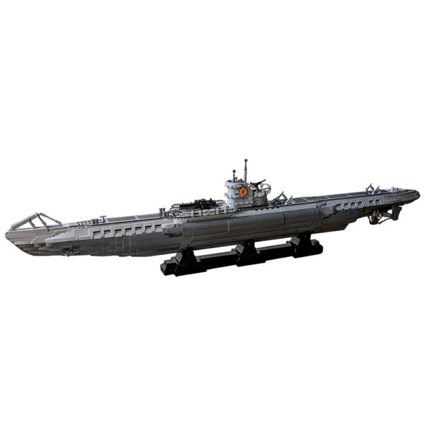 4742 PCS MOC assembly building blocks toys military German Navy large U-boat Type VII submarine model