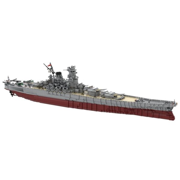 8717 PCS MOC assembly building blocks toys military World War II German Navy Bismarck battleship cruiser warship - Image 5