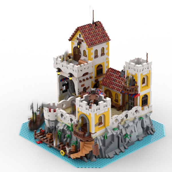 4192 PCS MOC assembly building blocks toys pirate island El Dorado fortress base fortress model compatible with 6276 - Image 3