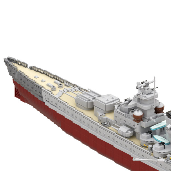 4694 PCS MOC assembly building blocks toys sea military German Gneisenau battle cruiser battleship battleship - Image 3