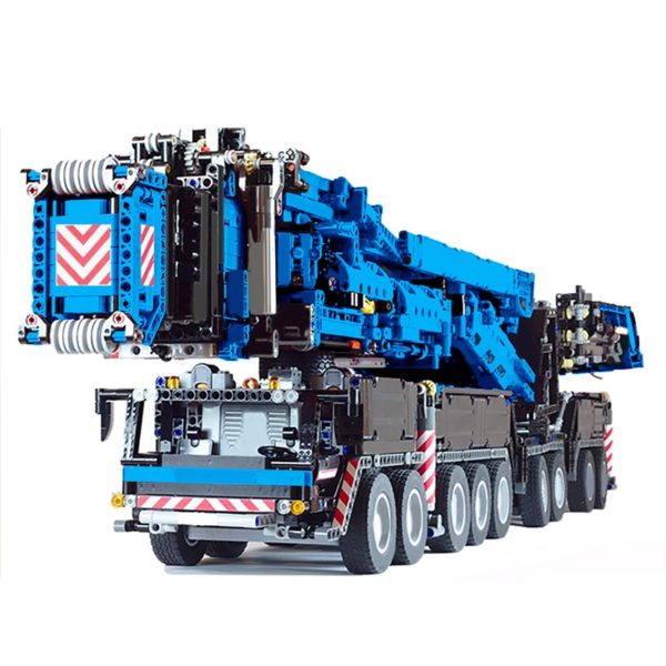 7692 PCS MOC assembly building blocks toys technology machinery electric Liebherr all-terrain crane engineering crane - Image 4