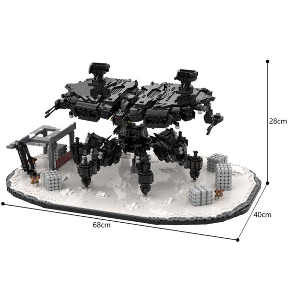 4789 PCS MOC game Horizon Zero Dawn Death Messenger War Machine model assembly building blocks toys - Image 2