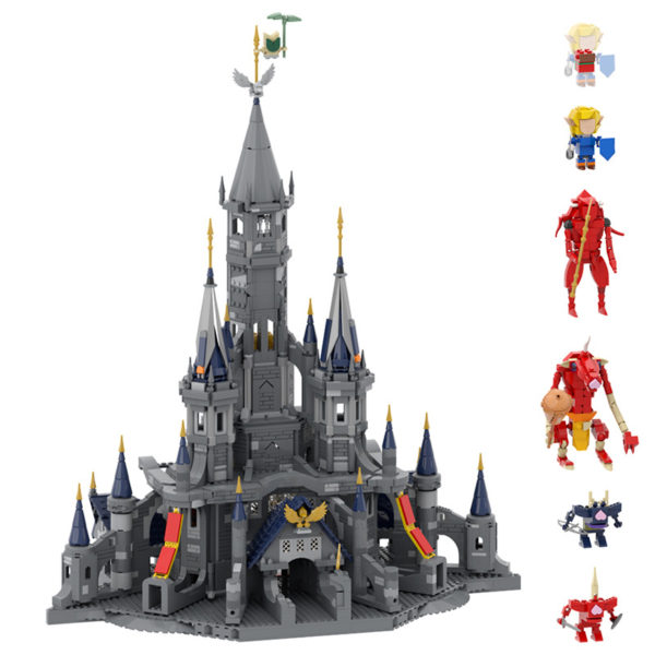 3255 PCS MOC game The Legend of Zelda Hyrule Castle scene building model MOC assembly building blocks toys