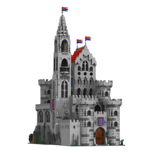 3993 PCS MOC medieval Gothic King Castle building model MOC-193221 assembly building block toys