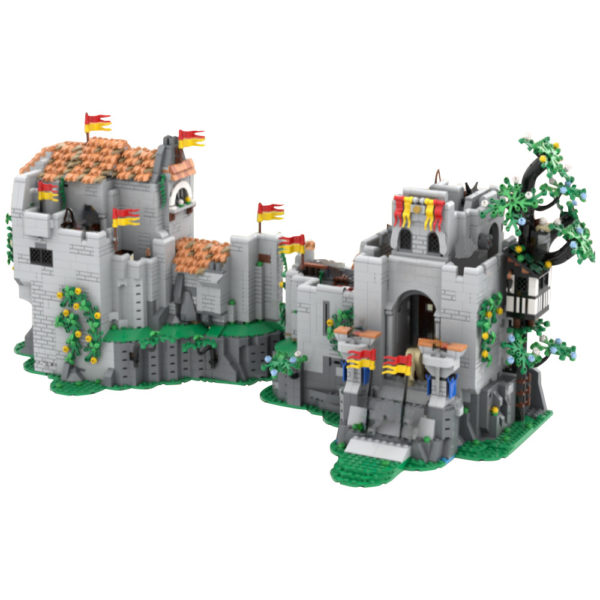 4705 PCS MOC Medieval Lion Knight Castle Revised 10305 Prison Building Assembling Building Blocks Toys - Image 3