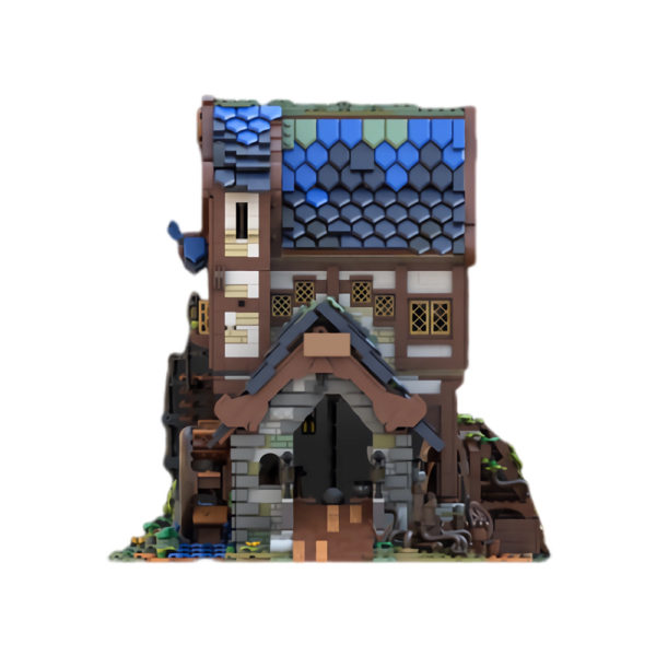 4063 PCS MOC Medieval castle sawmill building model MOC-173041 assembly building block toys - Image 4