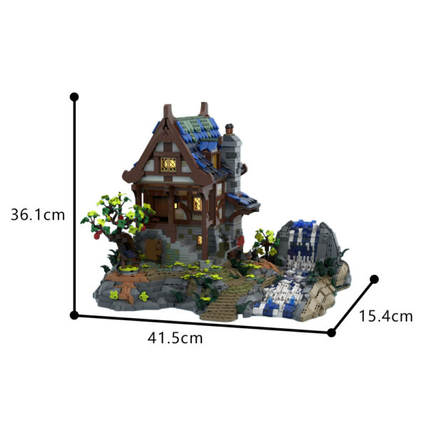 2895 PCS MOC Medieval Blacksmith Building 21325 Modified MOC-186959 Assembled Building Blocks Toys - Image 3