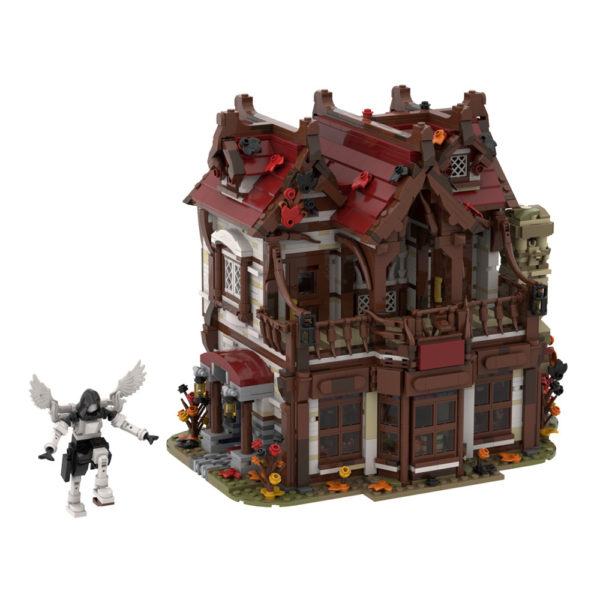 3869 PCS MOC Medieval castle bakery building model MOC-191671 assembly building block toys - Image 6