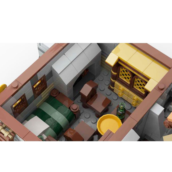 2707 PCS MOC Medieval castle windmill building model MOC-138190 assembly building blocks toy - Image 3