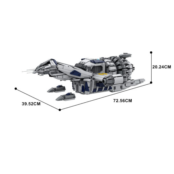 3843 PCS Movie Breakout Serenity Spaceship Firefly MOC 12777 Assembling Building Blocks Toys - Image 2