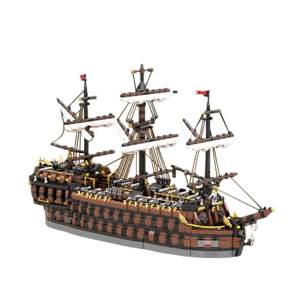 5941 PCS MOC Pirates of the Caribbean Flying Dutchman Ghost Ship Assembling Building Blocks Toys