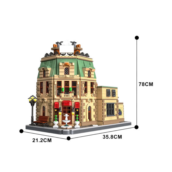 2970 PCS MOC Ratatouille Gusto theme restaurant building assembly building blocks toys - Image 2