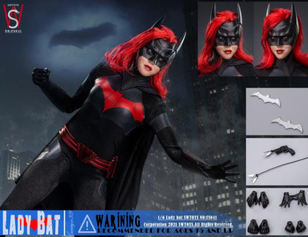 SWTOYS 1/6 NO FS041 Lady Bat Action Figure Model