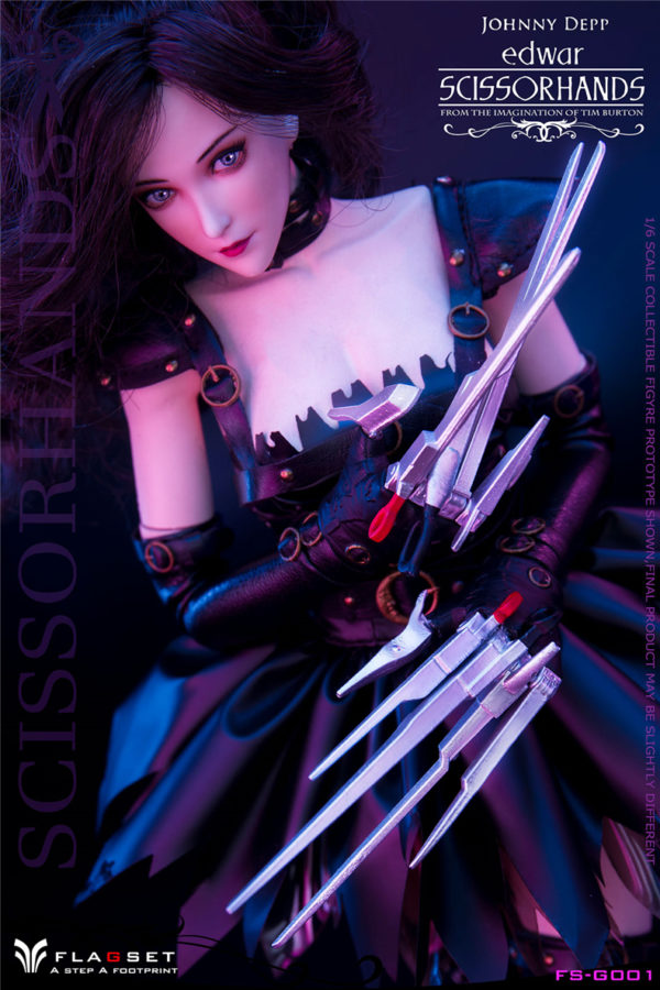 Scissorhands Eva G001 1/6 female soldier model male gift - Image 6