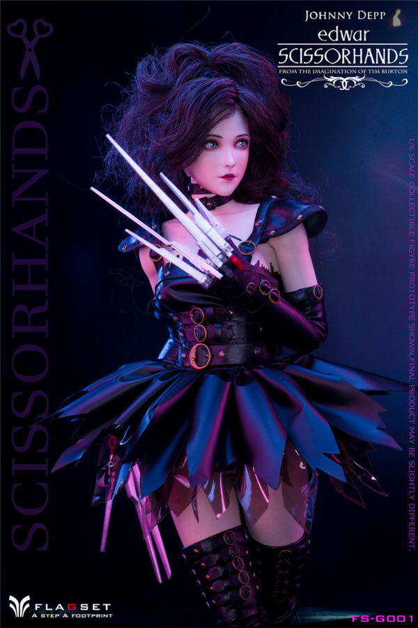 Scissorhands Eva G001 1/6 female soldier model male gift - Image 5