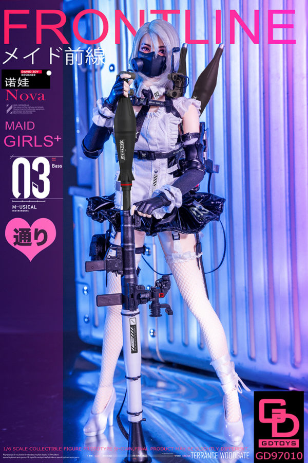 1/6 Soldier Figure Model Maid Frontline 3rd Bullet Nova NOVA Movable Eyes GD97010 - Image 14