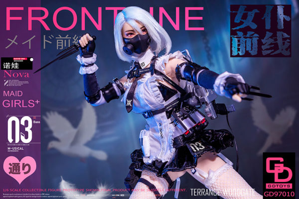 1/6 Soldier Figure Model Maid Frontline 3rd Bullet Nova NOVA Movable Eyes GD97010 - Image 3