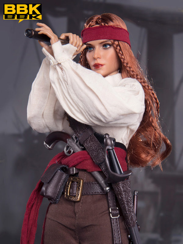 1/6 Soldier Figure Pirates of the Caribbean Captain Sophia BBK017 Jointed Action Figure - Image 7