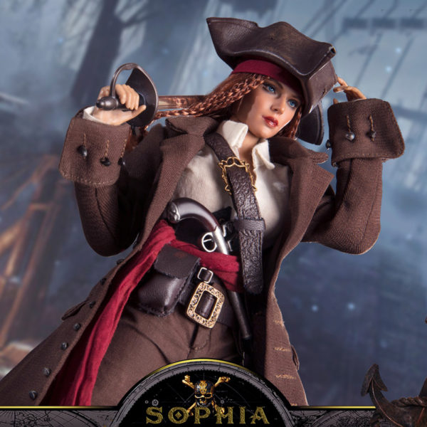 1/6 Soldier Figure Pirates of the Caribbean Captain Sophia BBK017 Jointed Action Figure - Image 3