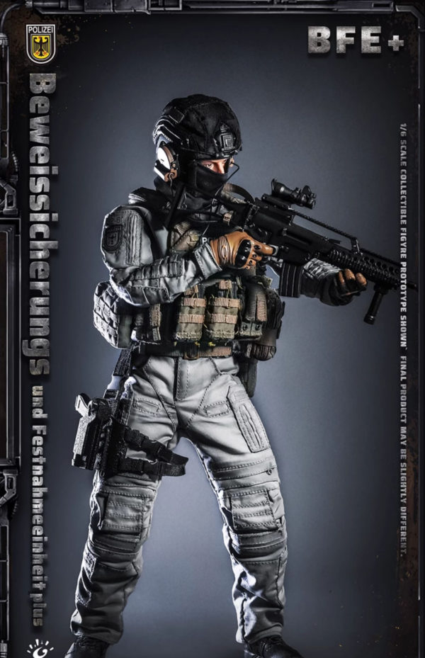 1/6 Soldier Model BFE + German Anti-Terrorism Police Special Operations Commando KT8008 - Image 5