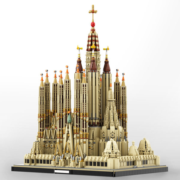 10049 PCS MOC Spanish Sagrada Familia Cathedral architectural model MOC-65795 assembly building blocks toys