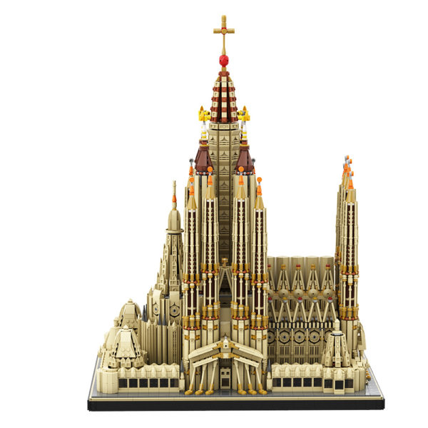 10049 PCS MOC Spanish Sagrada Familia Cathedral architectural model MOC-65795 assembly building blocks toys - Image 8