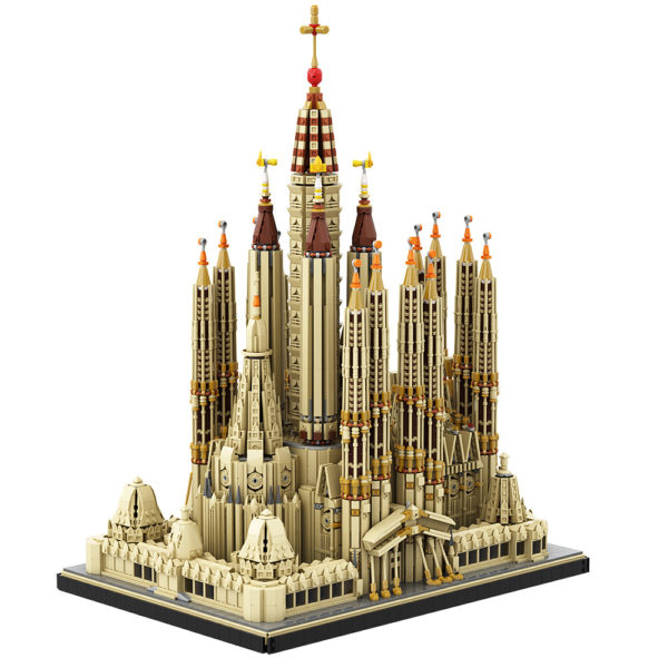 10049 PCS MOC Spanish Sagrada Familia Cathedral architectural model MOC-65795 assembly building blocks toys - Image 7