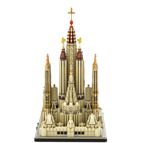 10049 PCS MOC Spanish Sagrada Familia Cathedral architectural model MOC-65795 assembly building blocks toys - Image 6