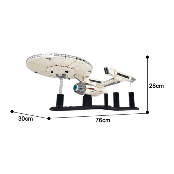 5032 PCS MOC Star Trek Enterprise USS Enterprise Federation Starship Starship Assembling Building Blocks Toy - Image 2