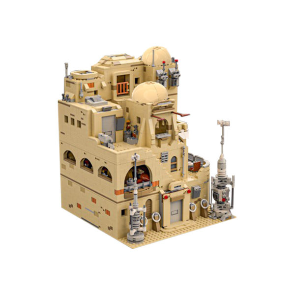 2497 PCS MOC Star Wars Mos Eisley Cantina MOC-183202 Assembled Building Blocks Toys - Image 3