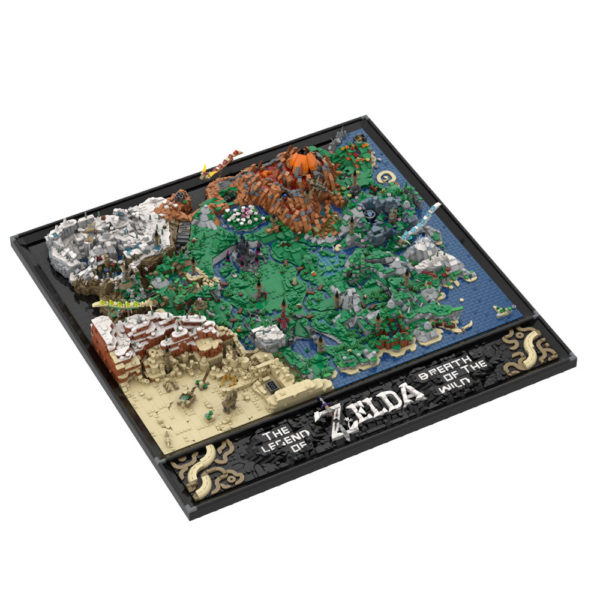 14841 PCS MOC The Legend of Zelda: Breath of the Wild Hyrule Continent Plains Map Assembling Building Blocks Toys - Image 5