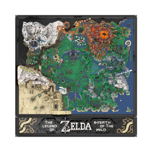 14841 PCS MOC The Legend of Zelda: Breath of the Wild Hyrule Continent Plains Map Assembling Building Blocks Toys - Image 4