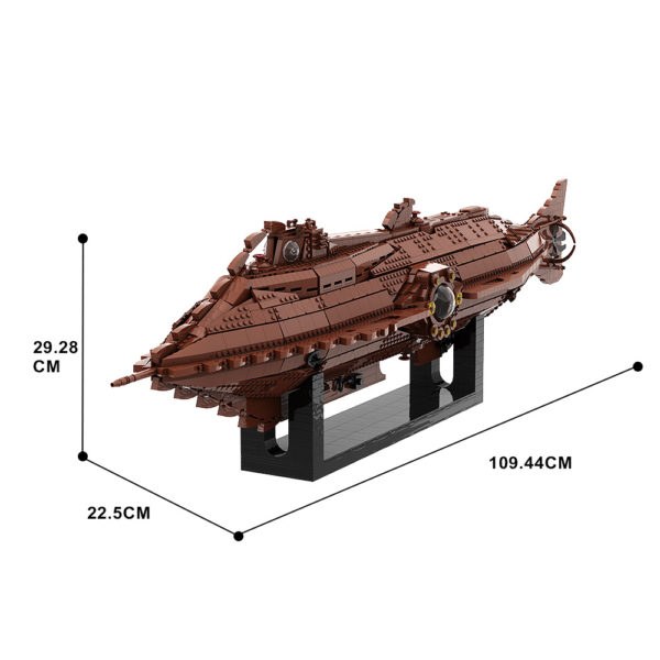 4124 PCS MOC Twenty Thousand Leagues Under the Sea Nautilus Submarine Fantasy Submarine Model Assembly Building Blocks Toy - Image 2