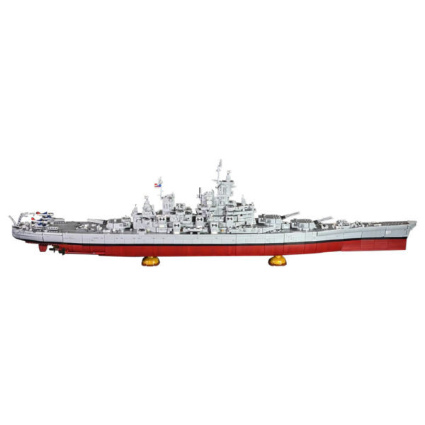 8038 PCS MOC US BB-61 Iowa battleship military model assembly building blocks toys - Image 5