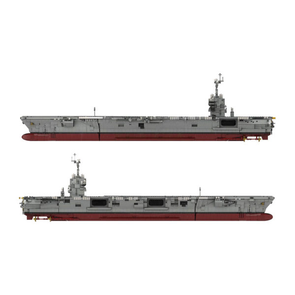 6025 PCS MOC USS Gerald Ford CVN-78 aircraft carrier model assembly building blocks toy - Image 4