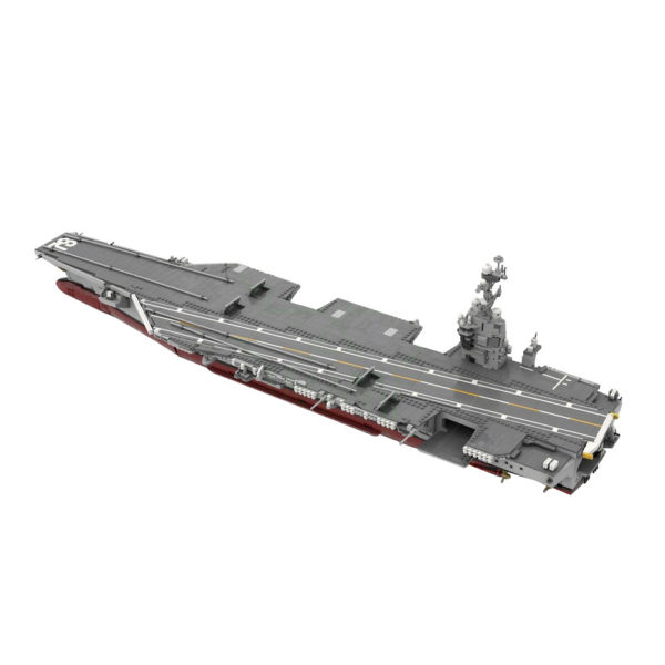 6025 PCS MOC USS Gerald Ford CVN-78 aircraft carrier model assembly building blocks toy - Image 3