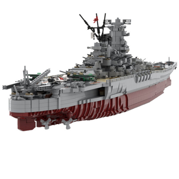 8725 PCS WWII Navy Battleship Aircraft Carrier MOC-37260 Model Assembly Building Blocks Toy