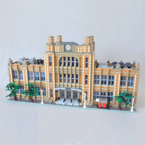 14412 PCS MOC assembly building blocks toys city street scene school books university campus school high school large building - Image 4