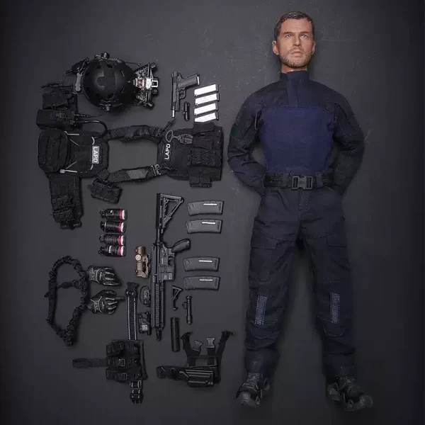 minitimes 1/6 Soldier Figure Model M024 SWAT Police Soldier Action Figure - Image 14